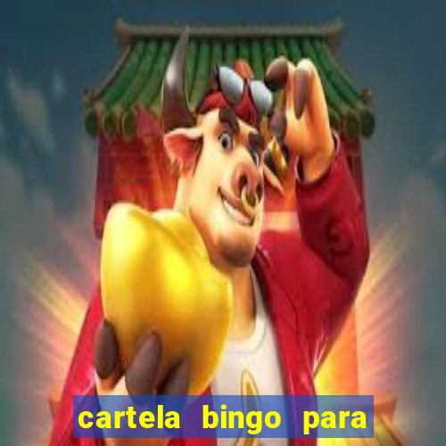 cartela bingo para cha de cozinha imprimir gratis